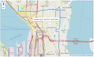 Screenshot of KC Metro Route 8 polyline.